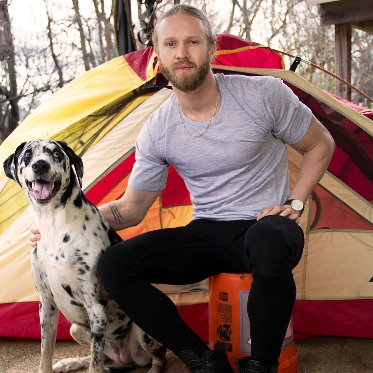 Men's Microweight Wool Raglan T Shirt Woolverino