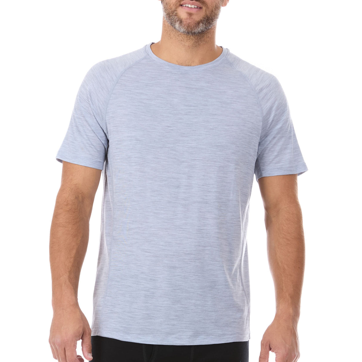 Men's Microweight Wool Raglan T Shirt Woolverino