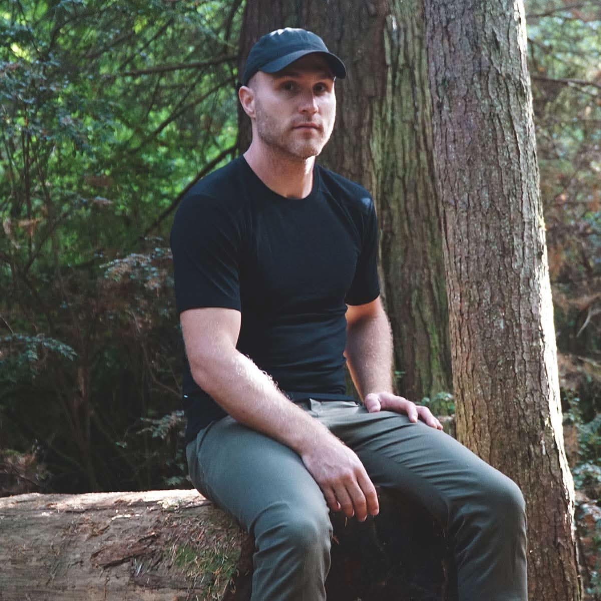 Men's Microweight Wool Raglan T Shirt Woolverino