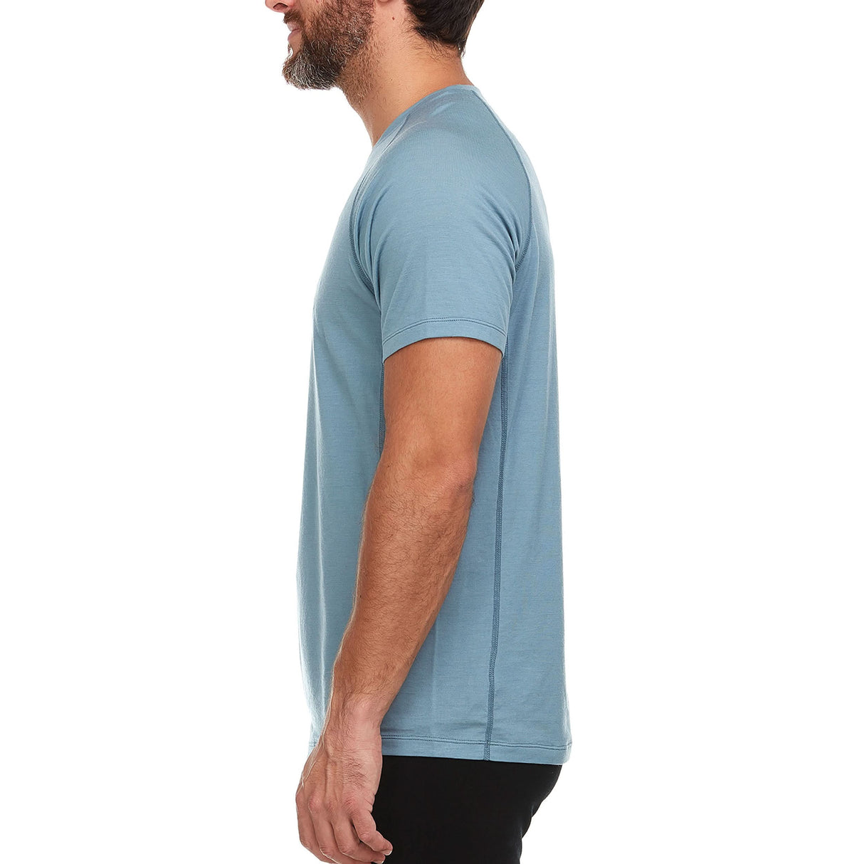 Men's Microweight Wool Raglan T Shirt Woolverino