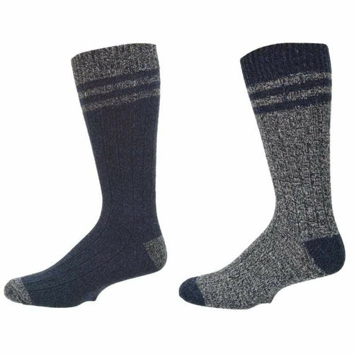 Men's Wool Socks | 2-Pair Pack Hiking Socks | Calf Length Wool Hiking Socks