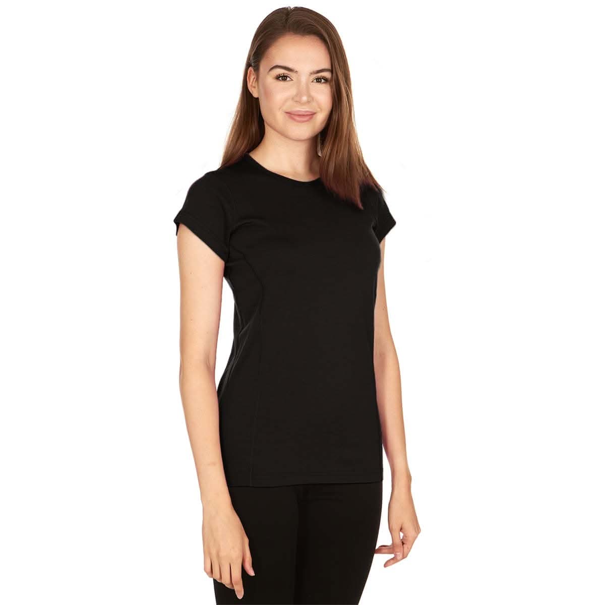 Women's Lightweight Crew T-Shirt, 100% Merino Wool