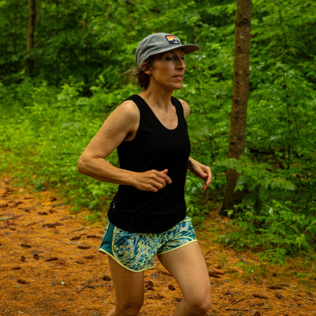 Women's Microweight Racerback Tank Top, by Woolverino