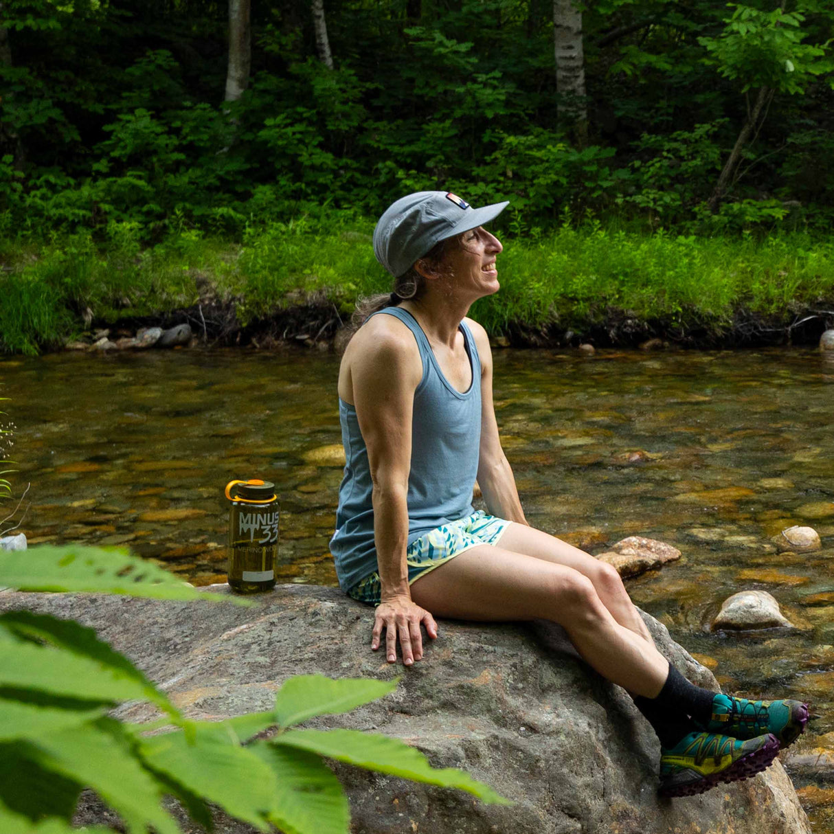 Women's Microweight Racerback Tank Top, by Woolverino