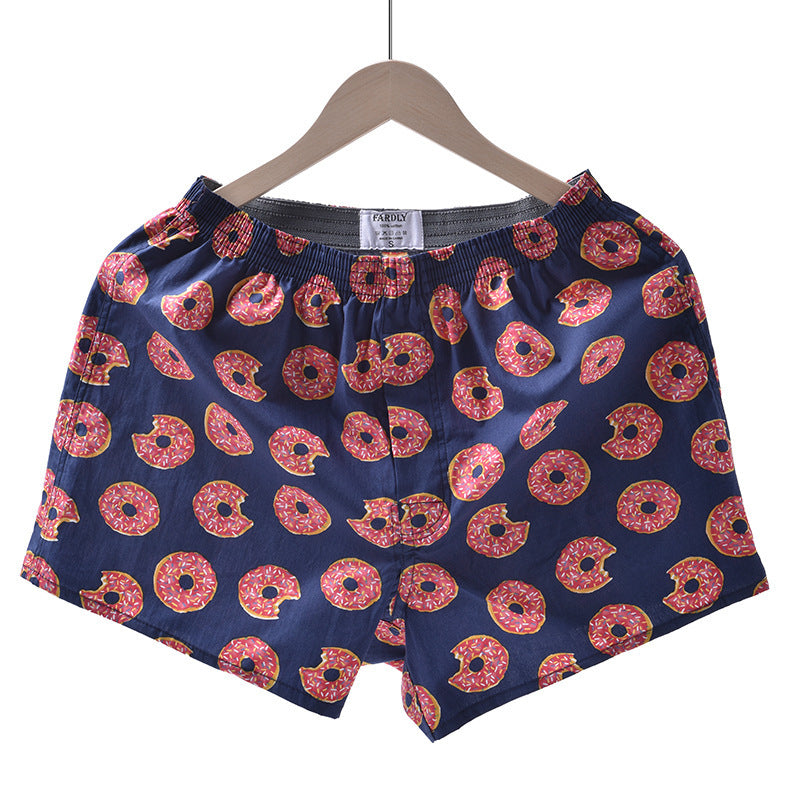 Men's Woven Printed Fashionable Boxer Shorts