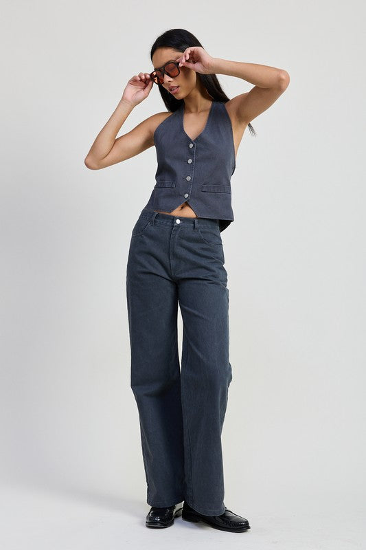 Women's Fitted Denim Pants, Women's Denim