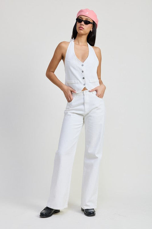 Women's Fitted Denim Pants, Women's Denim
