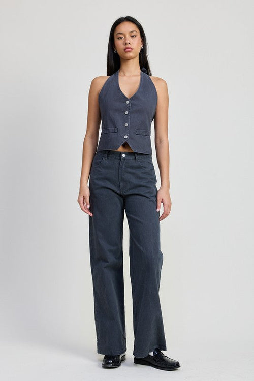 Women's Fitted Denim Pants, Women's Denim