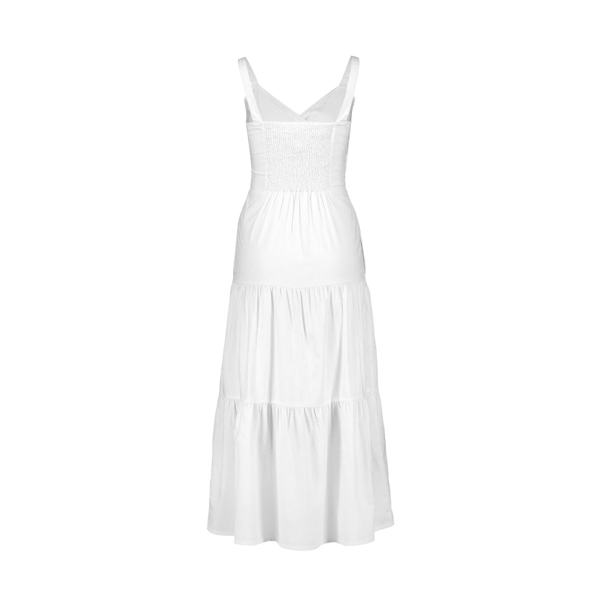 Linen & Organic Cotton Tiered Wrap Dress