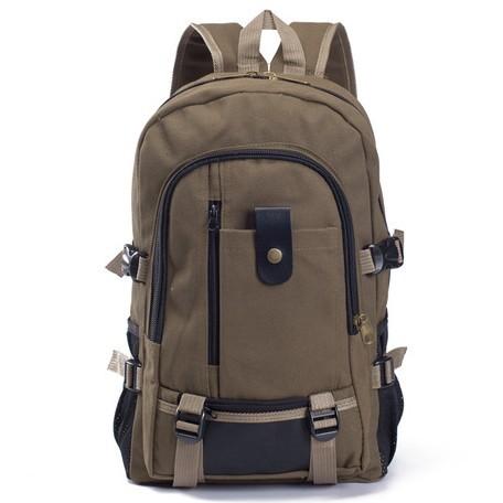 Backpack | Light Canvas Backpack For School, Hiking or Travel