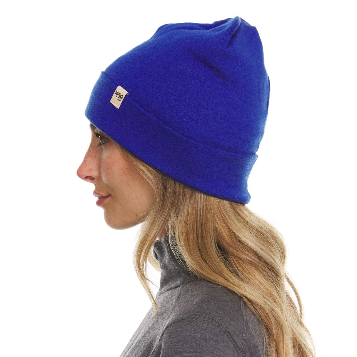 Lightweight Ridge Cuff Beanie 100% Merino Wool