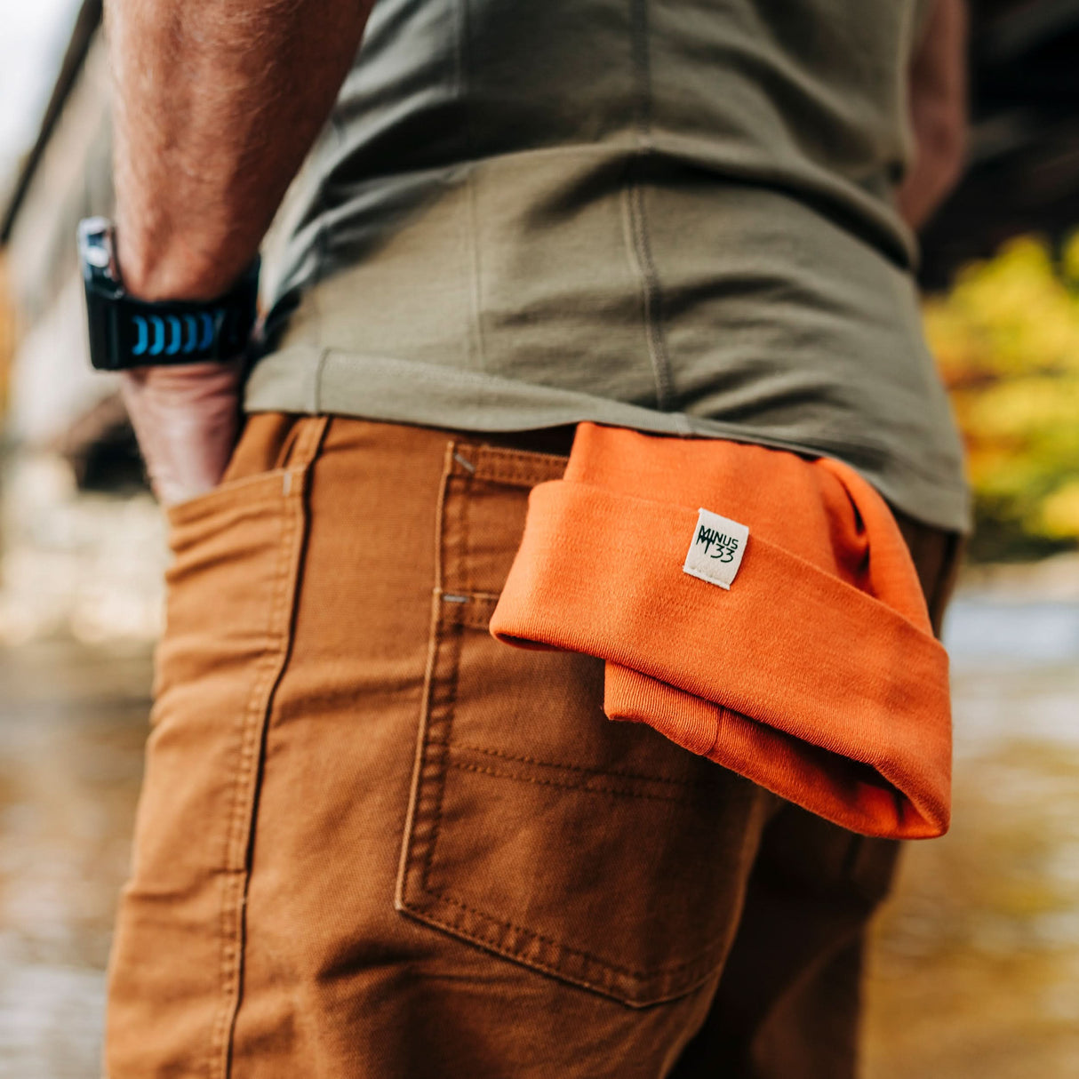 Lightweight Ridge Cuff Beanie 100% Merino Wool