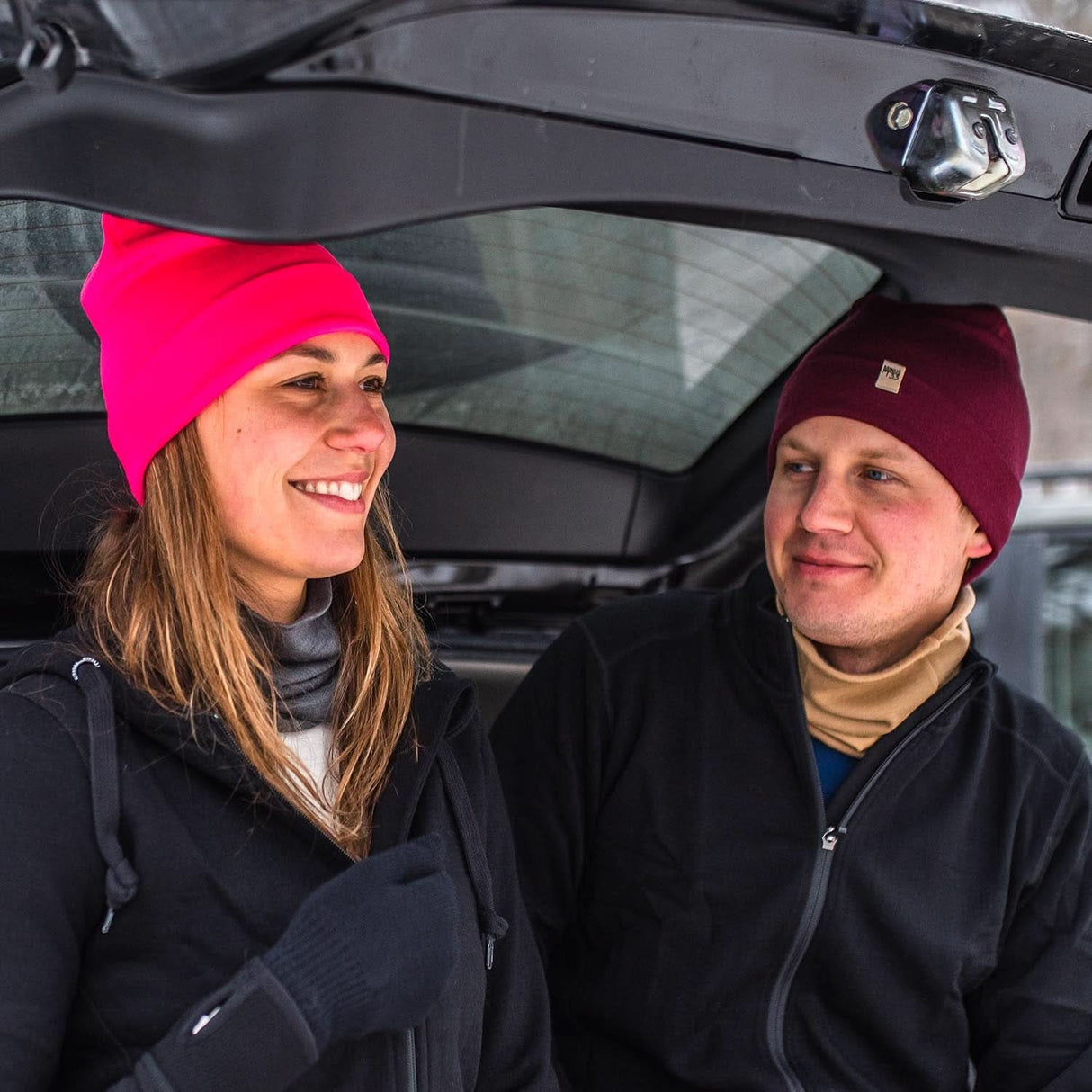 Lightweight Ridge Cuff Beanie 100% Merino Wool