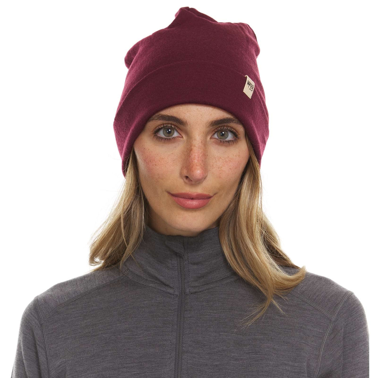 Lightweight Ridge Cuff Beanie 100% Merino Wool