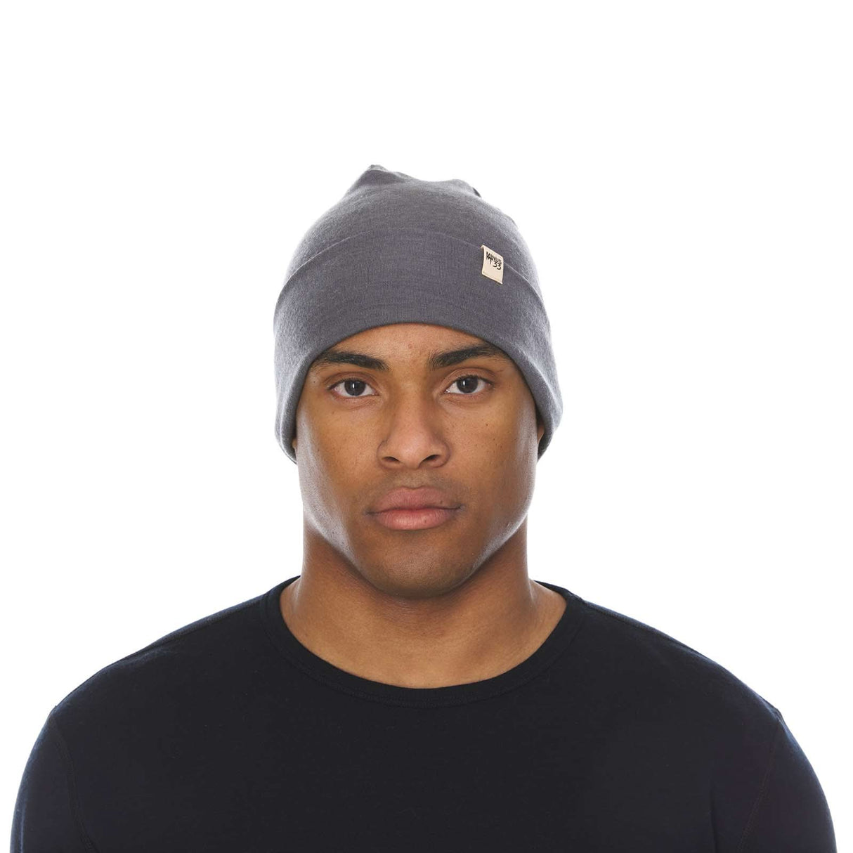 Lightweight Ridge Cuff Beanie 100% Merino Wool