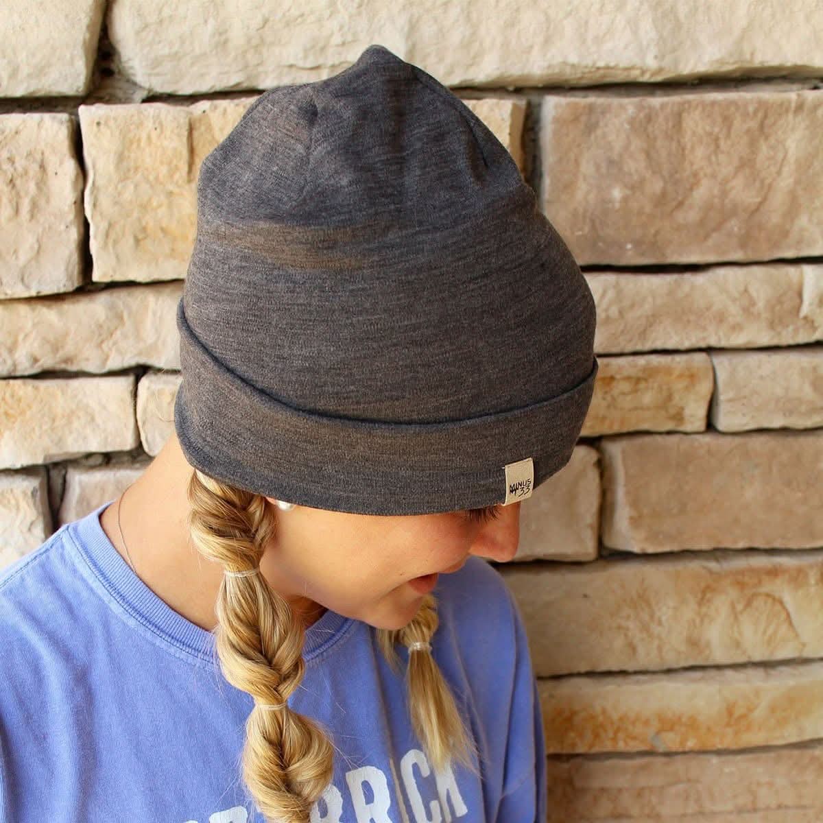 Lightweight Ridge Cuff Beanie 100% Merino Wool