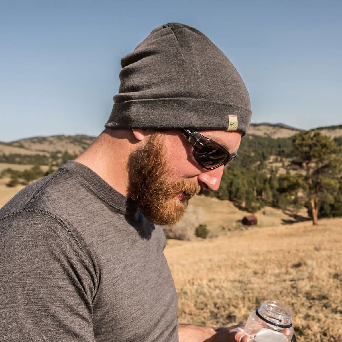 Lightweight Ridge Cuff Beanie 100% Merino Wool