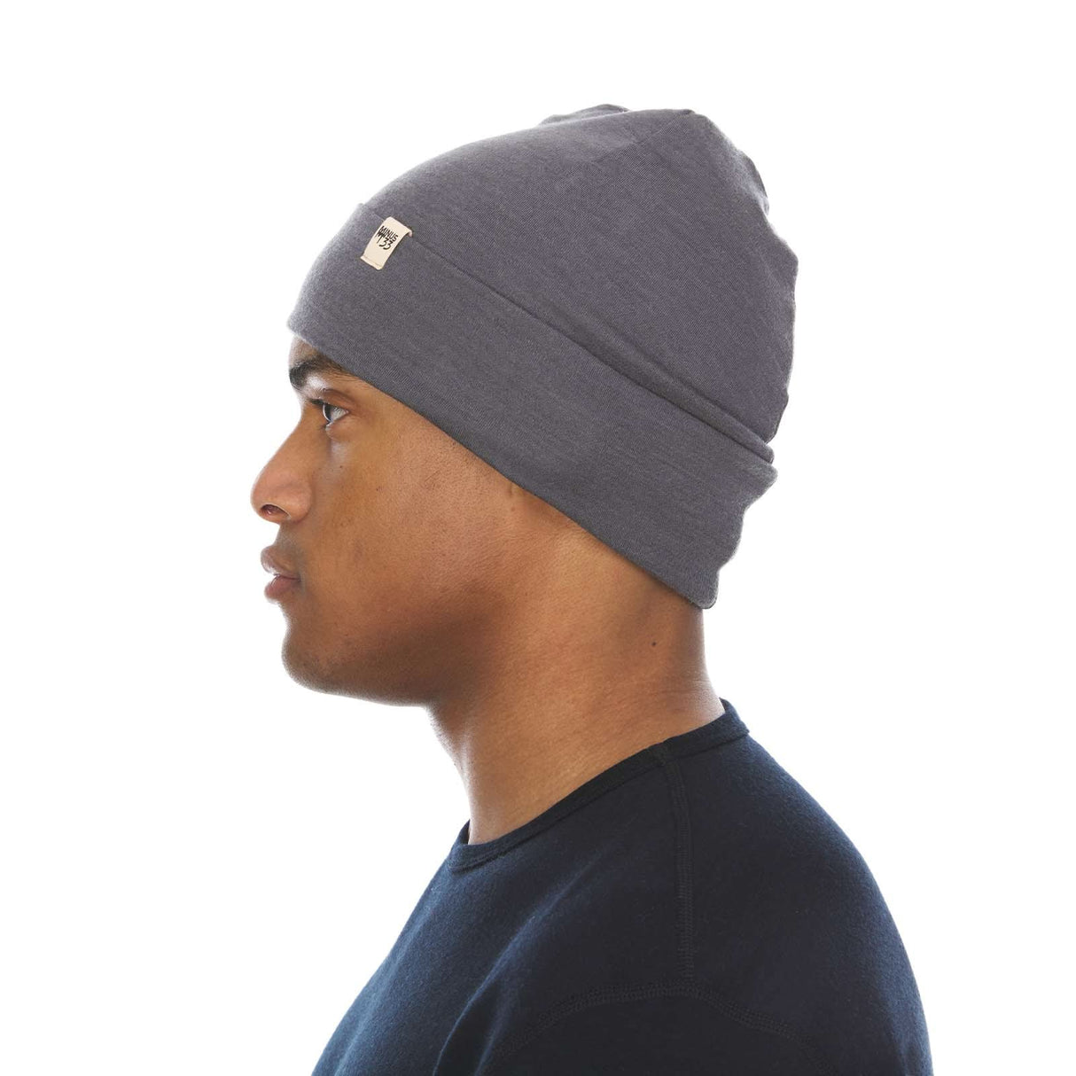 Lightweight Ridge Cuff Beanie 100% Merino Wool