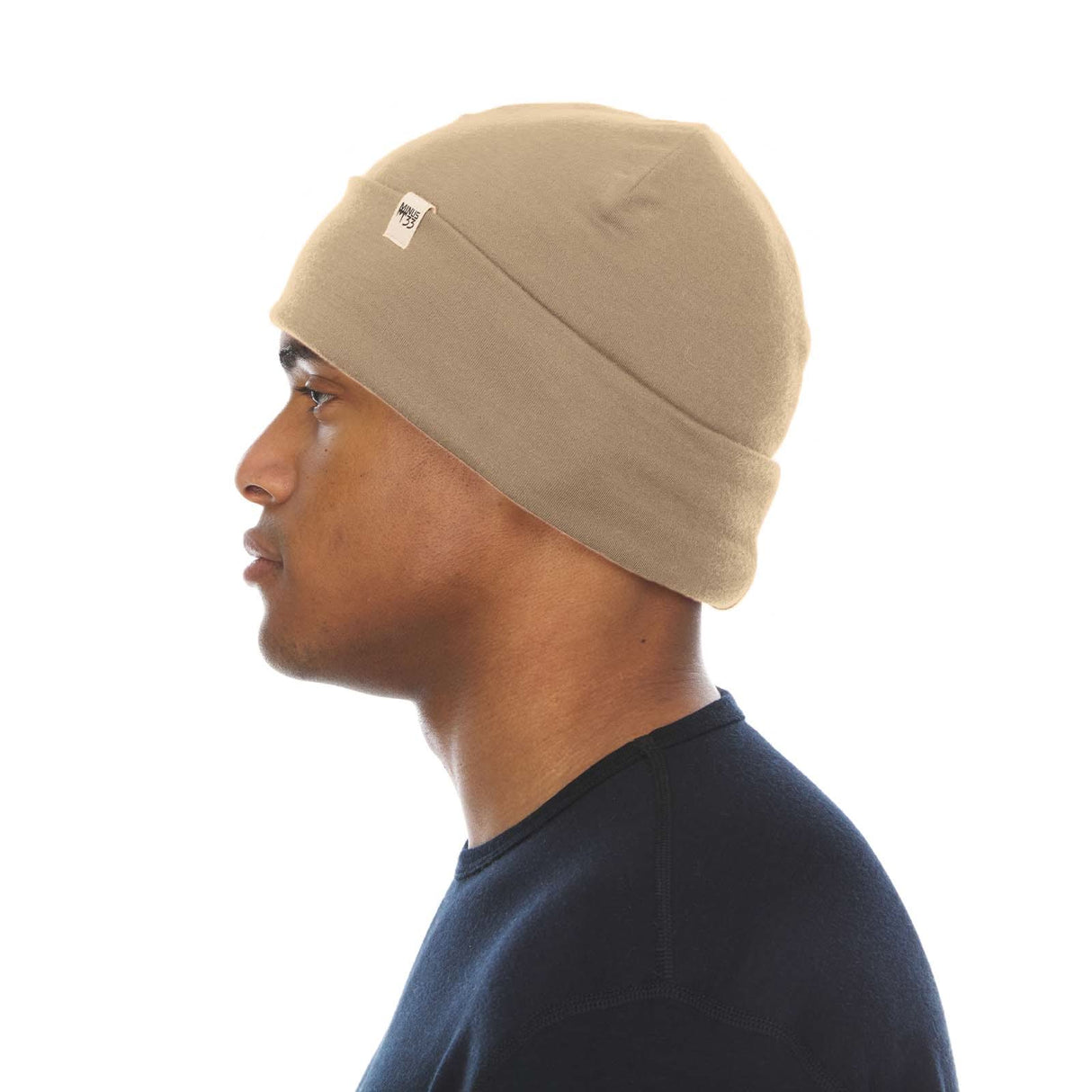 Lightweight Ridge Cuff Beanie 100% Merino Wool