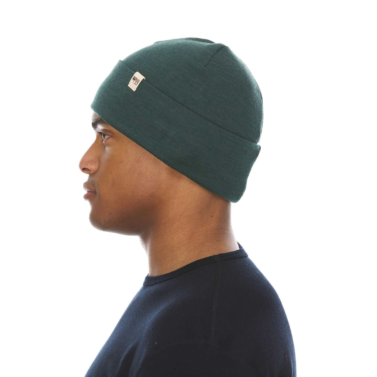 Lightweight Ridge Cuff Beanie 100% Merino Wool