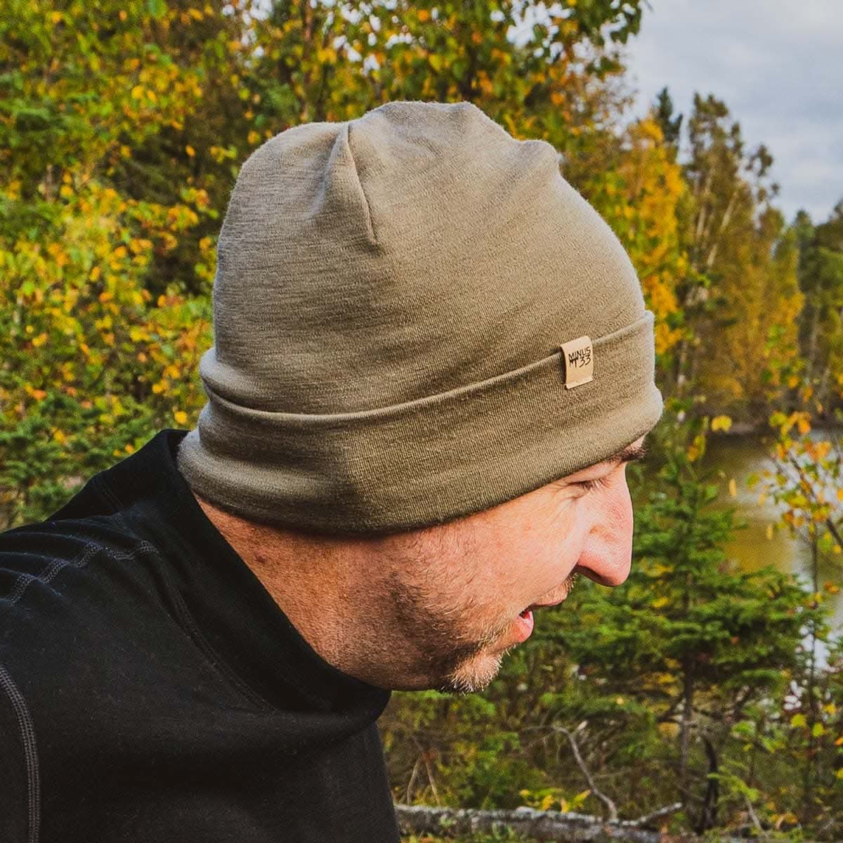 Lightweight Ridge Cuff Beanie 100% Merino Wool