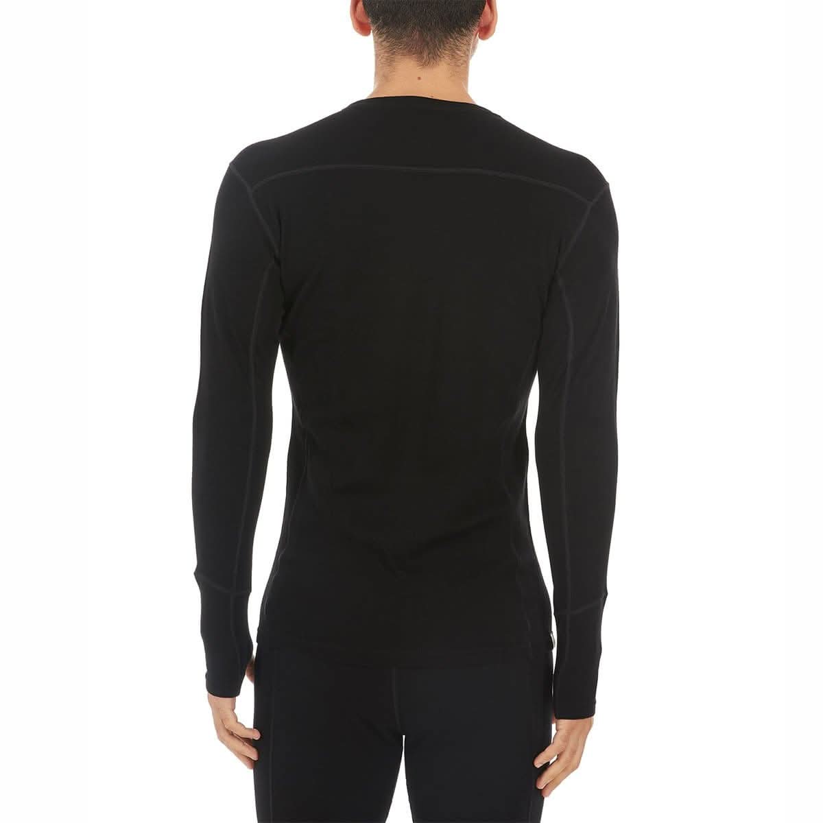 merino wool base layer, back