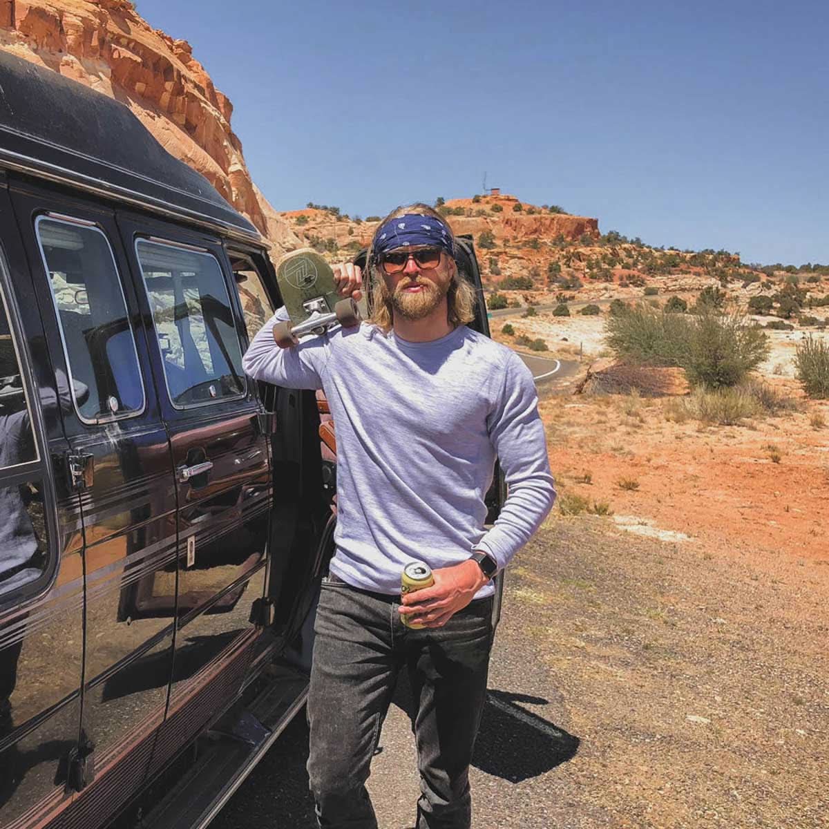 Men's Merino Wool Long Sleeve Crew, by Woolverino