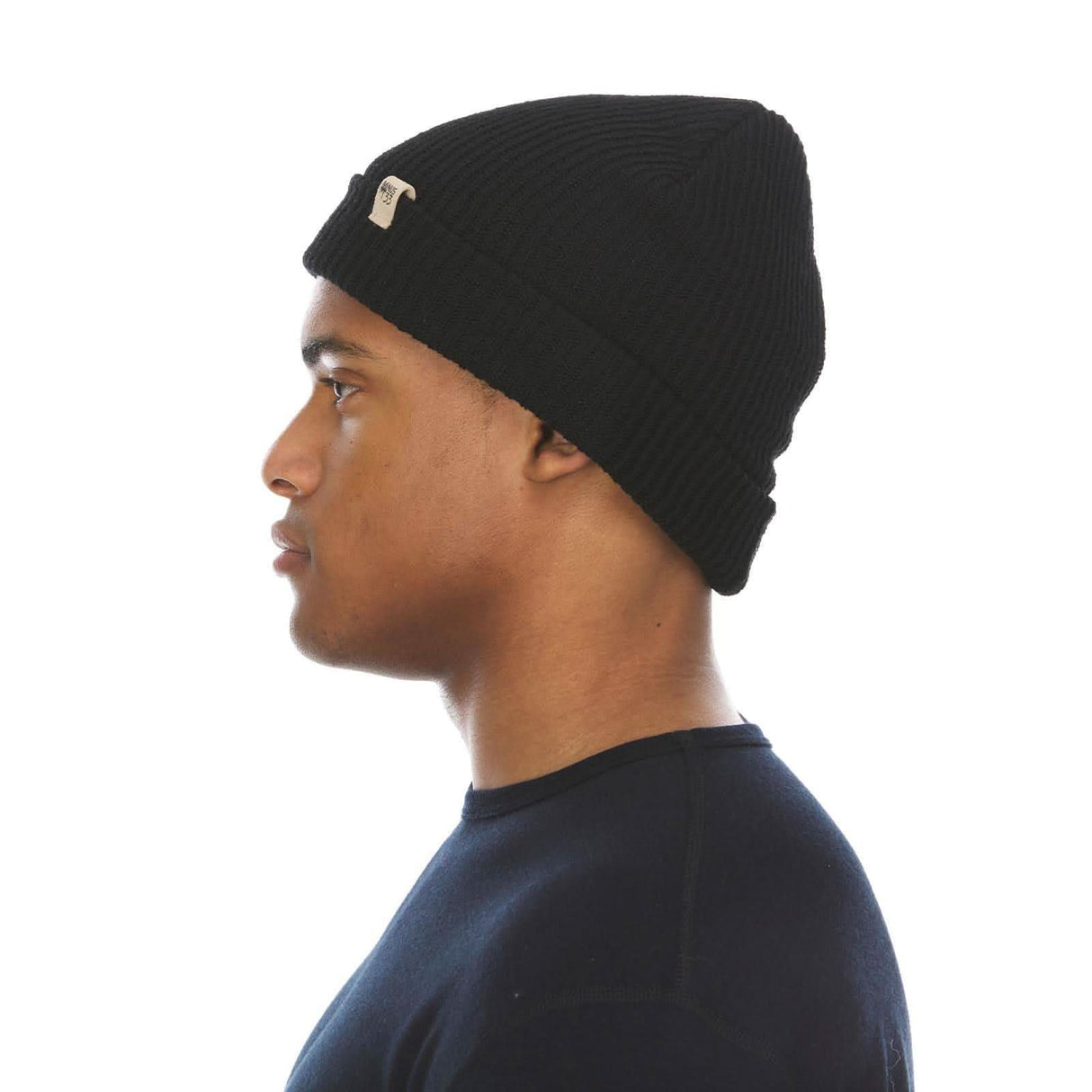 Everyday Rib Knit Beanie 100% Merino Wool