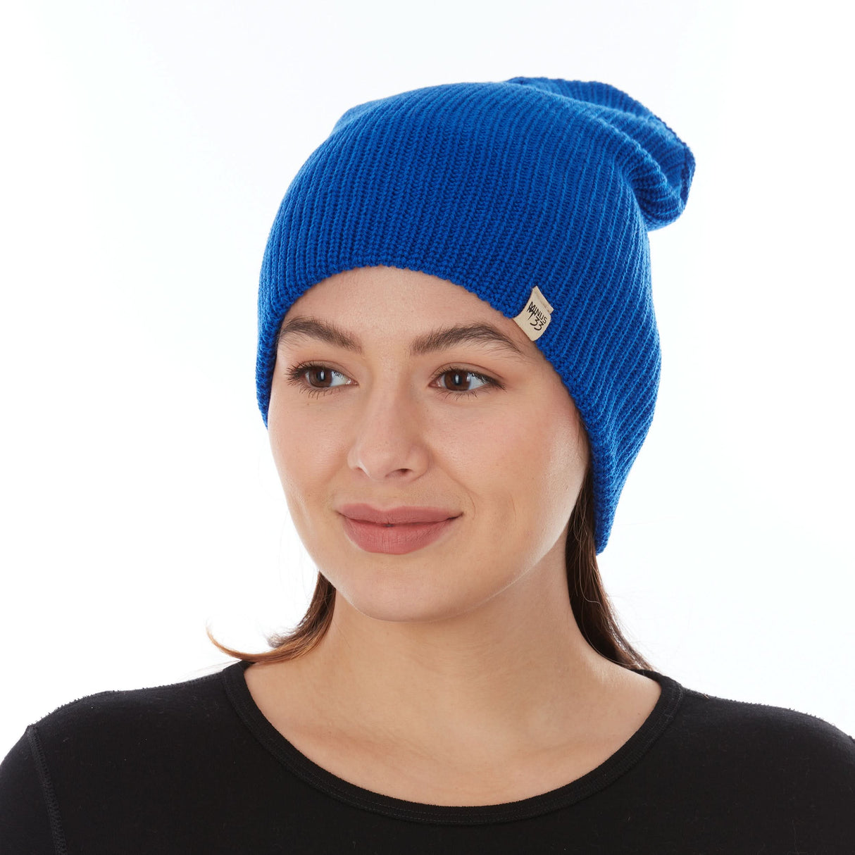 Everyday Rib Knit Beanie 100% Merino Wool