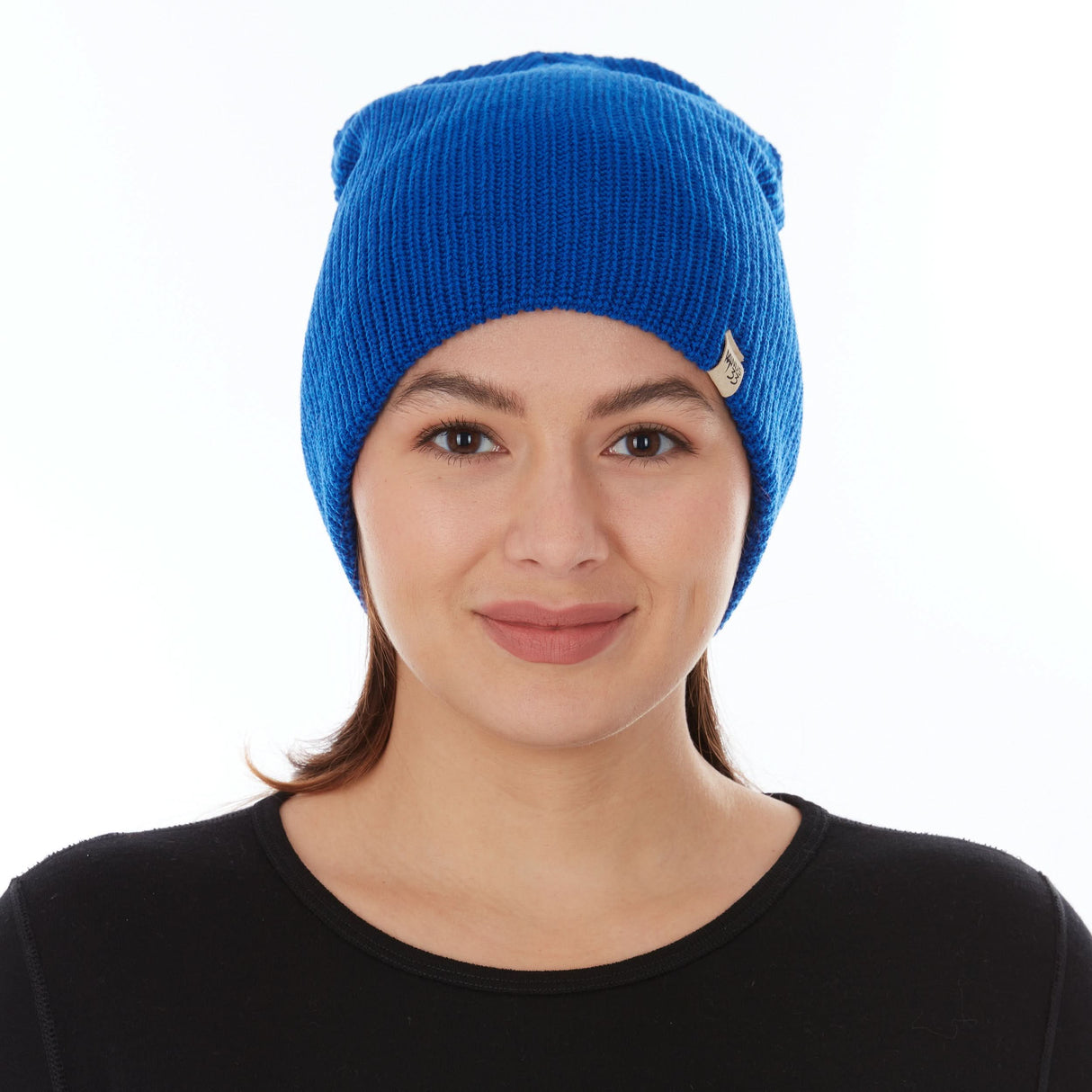 Everyday Rib Knit Beanie 100% Merino Wool