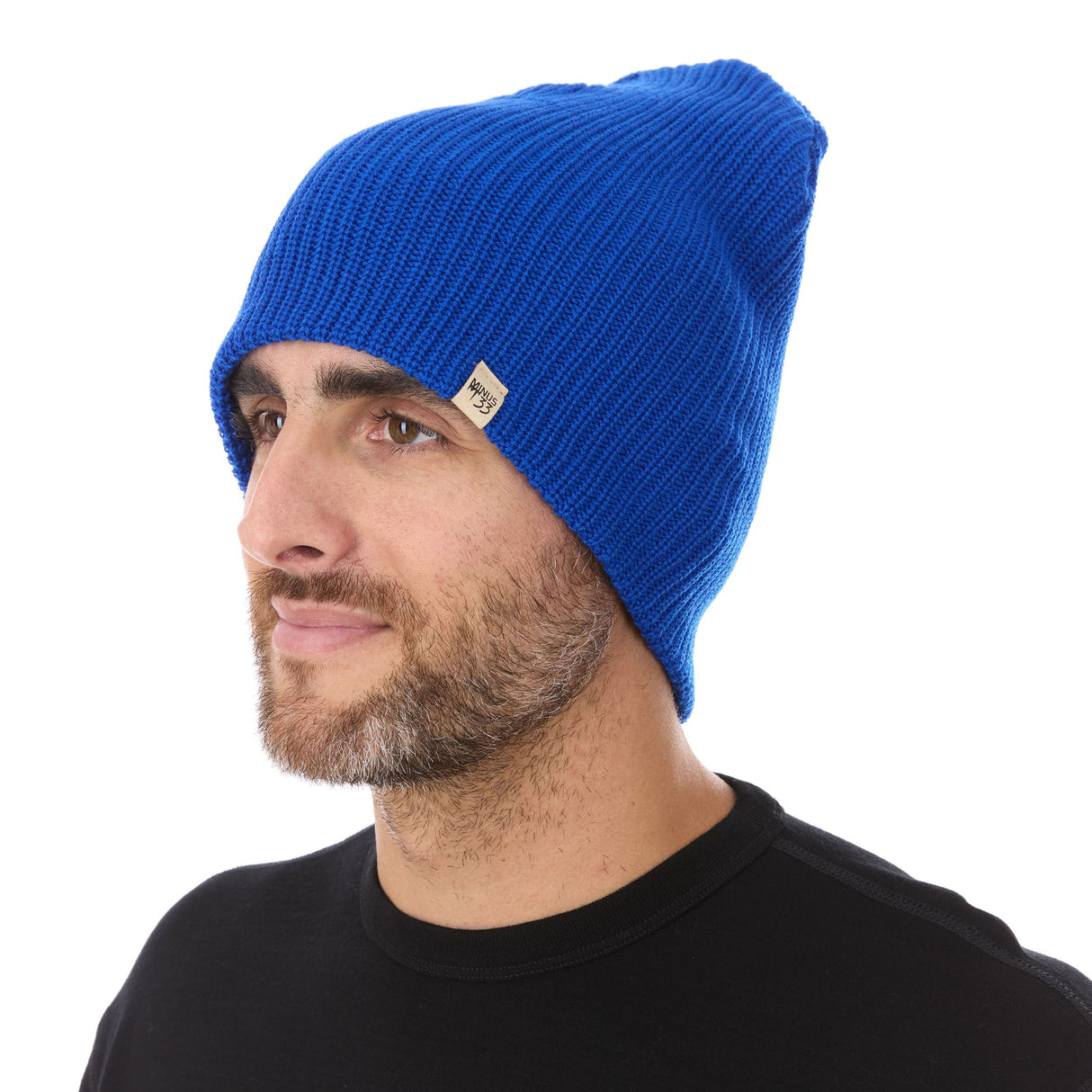 Everyday Rib Knit Beanie 100% Merino Wool