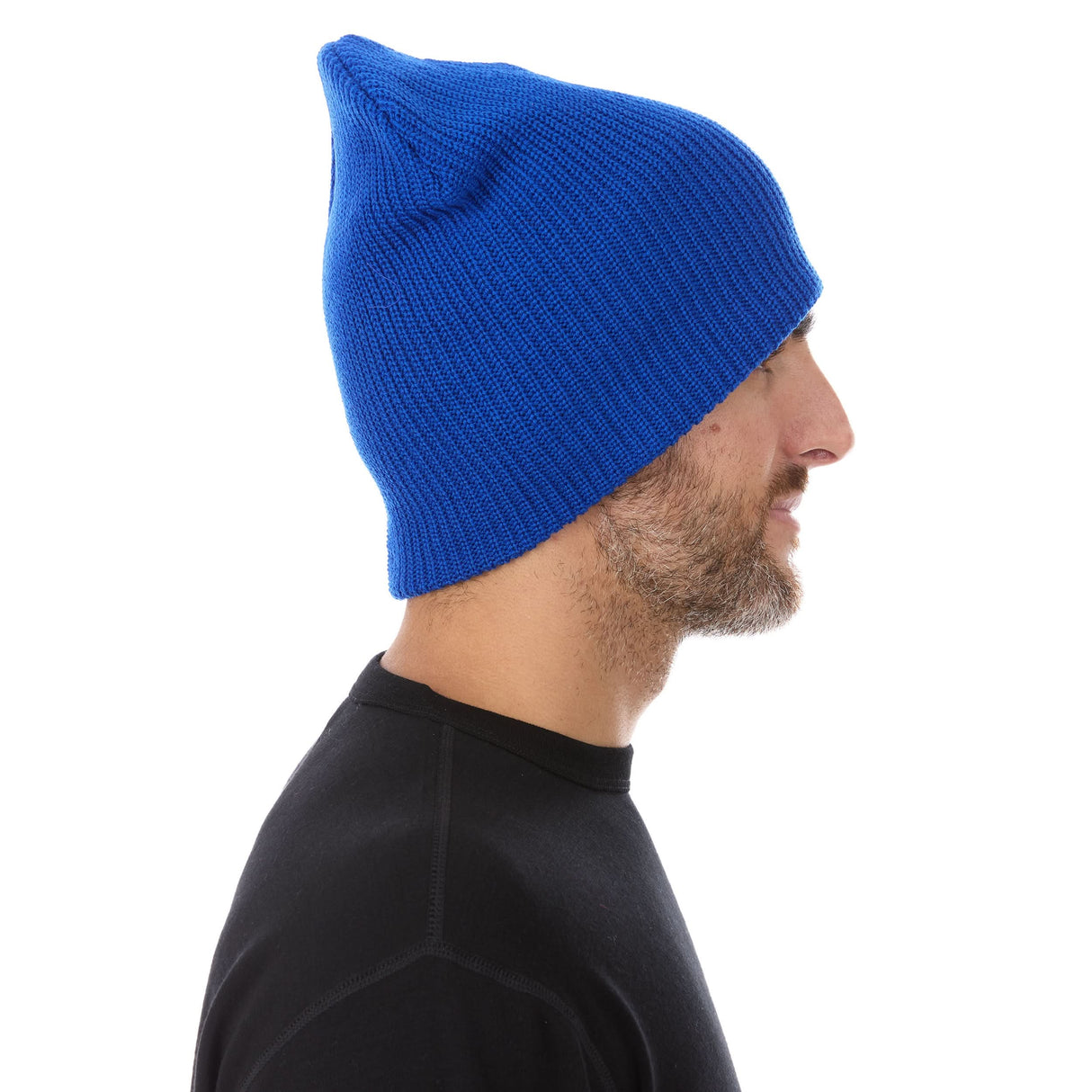 Everyday Rib Knit Beanie 100% Merino Wool