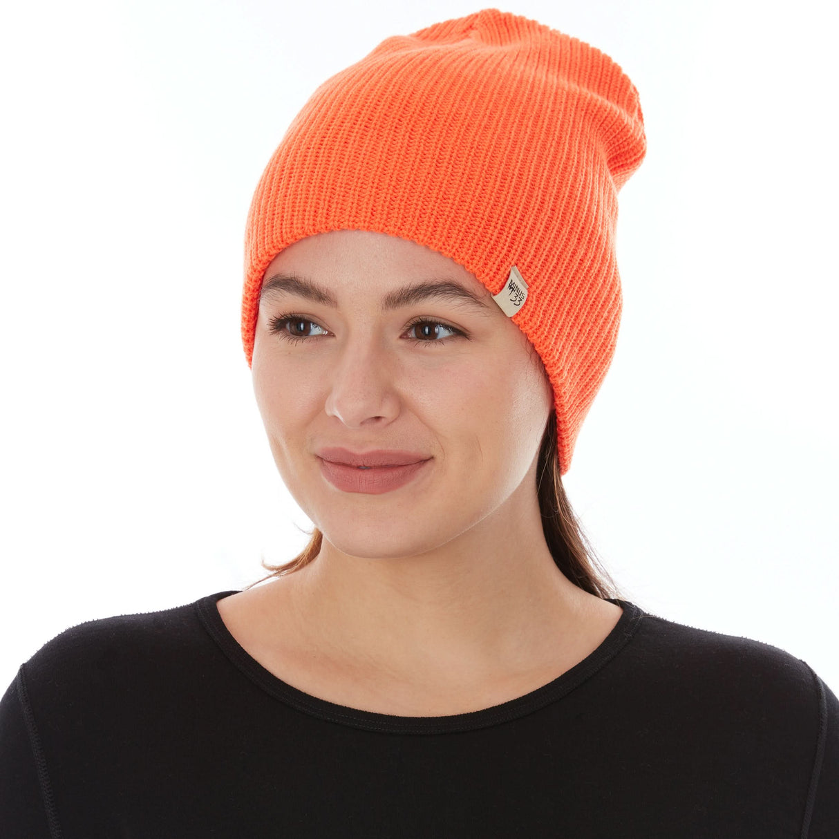 Everyday Rib Knit Beanie 100% Merino Wool