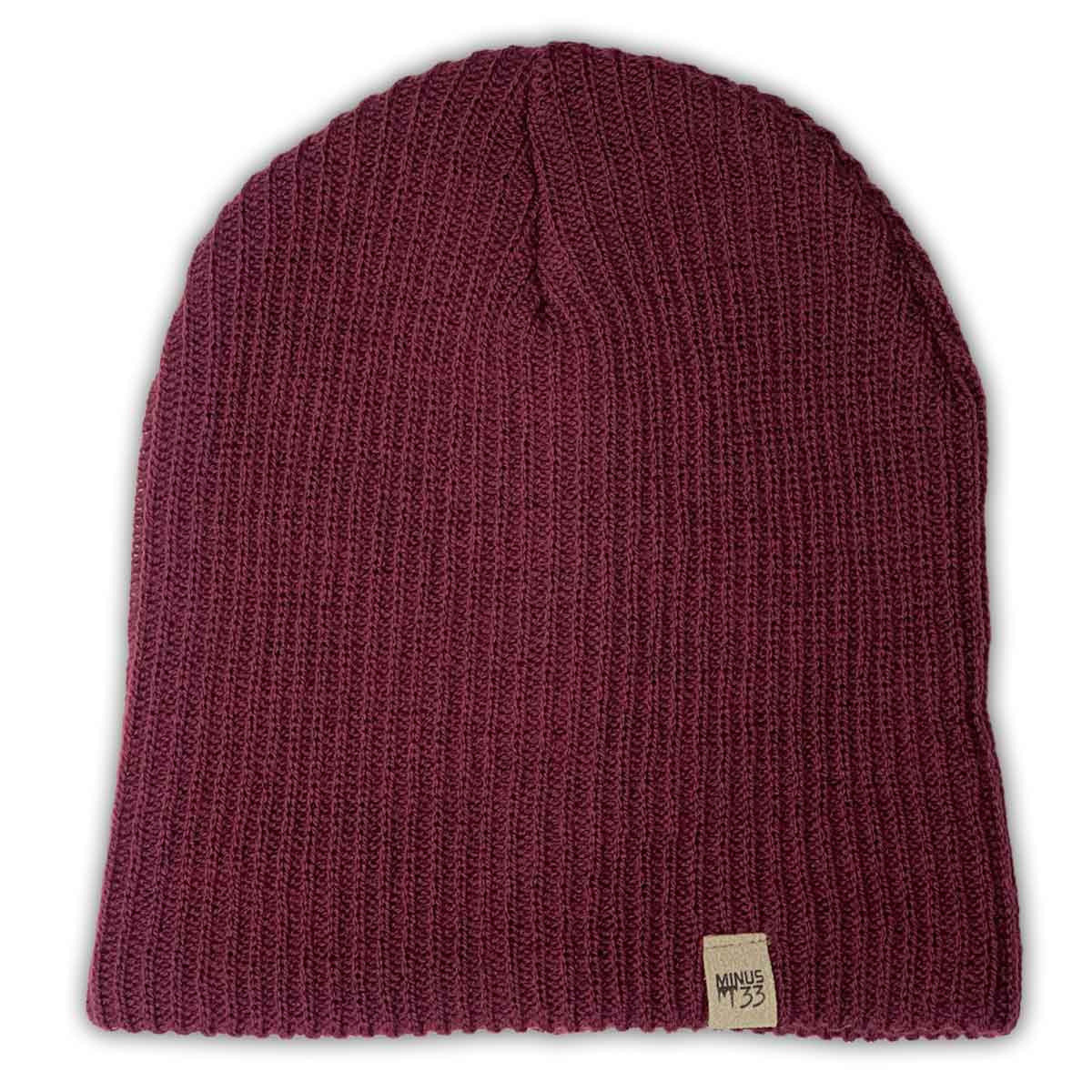 Everyday Rib Knit Beanie 100% Merino Wool