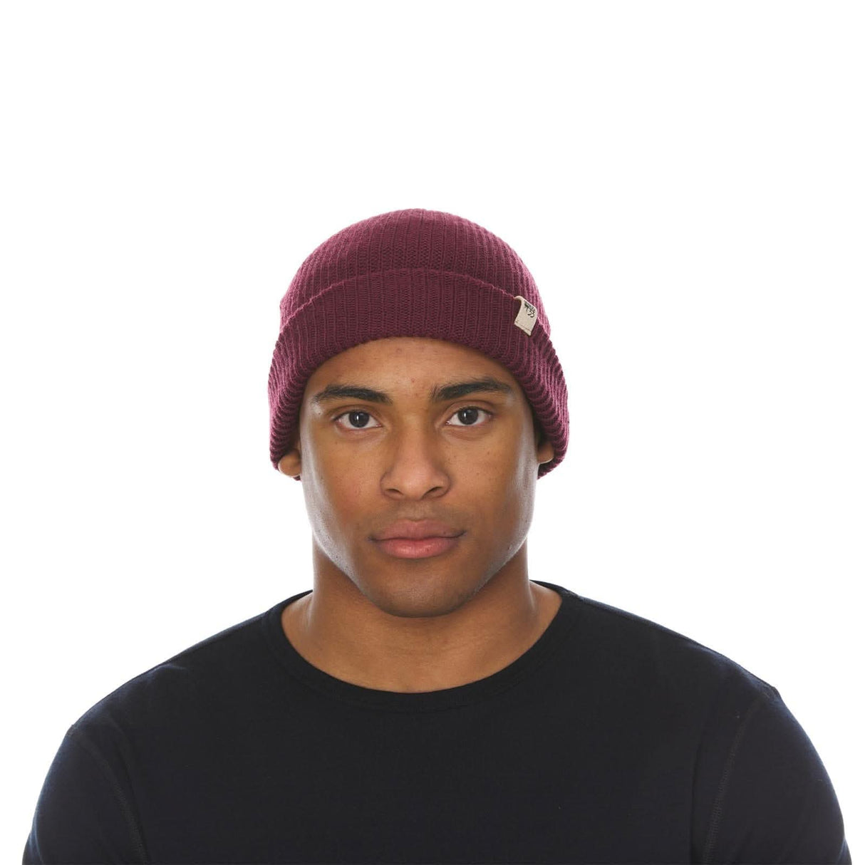Everyday Rib Knit Beanie 100% Merino Wool