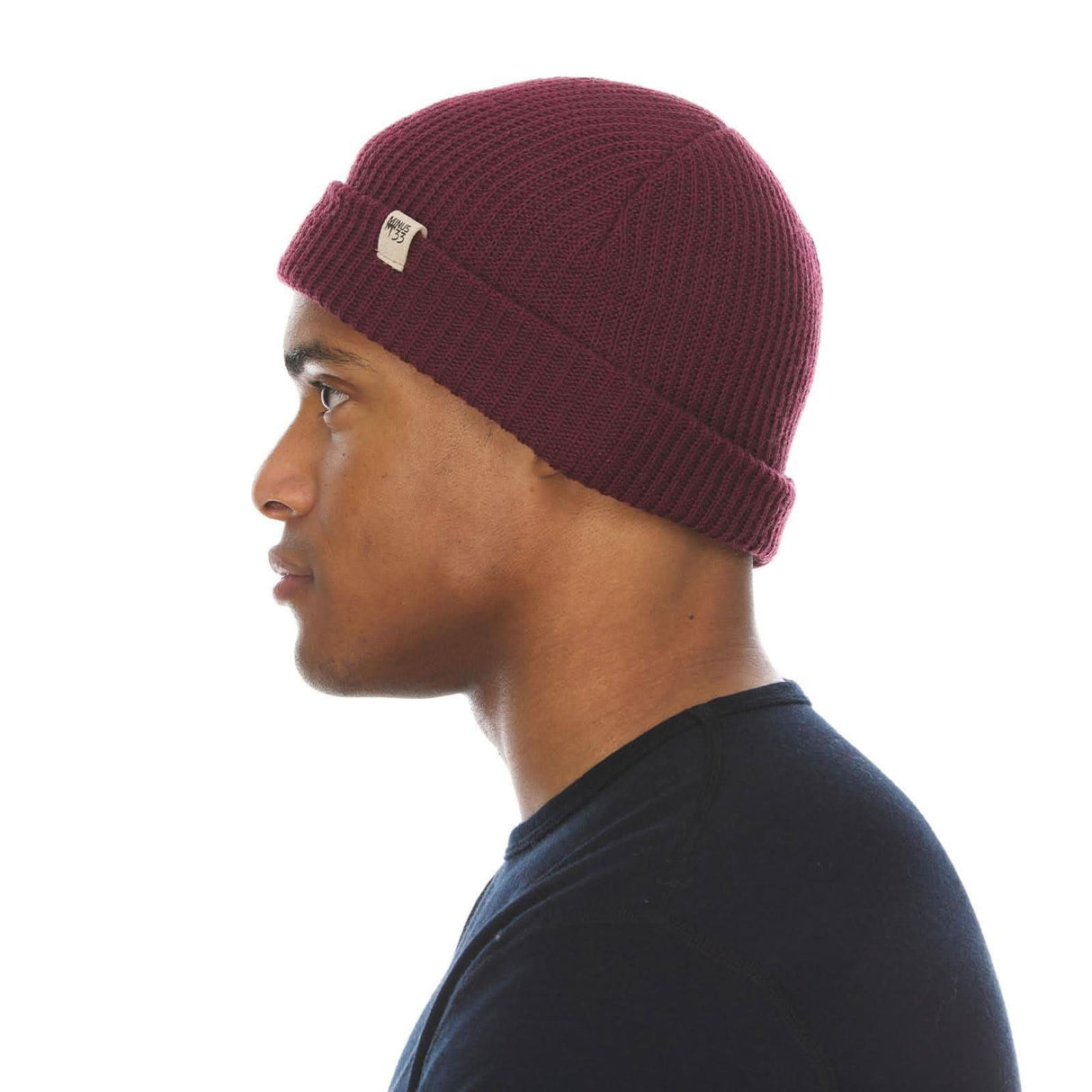 Everyday Rib Knit Beanie 100% Merino Wool