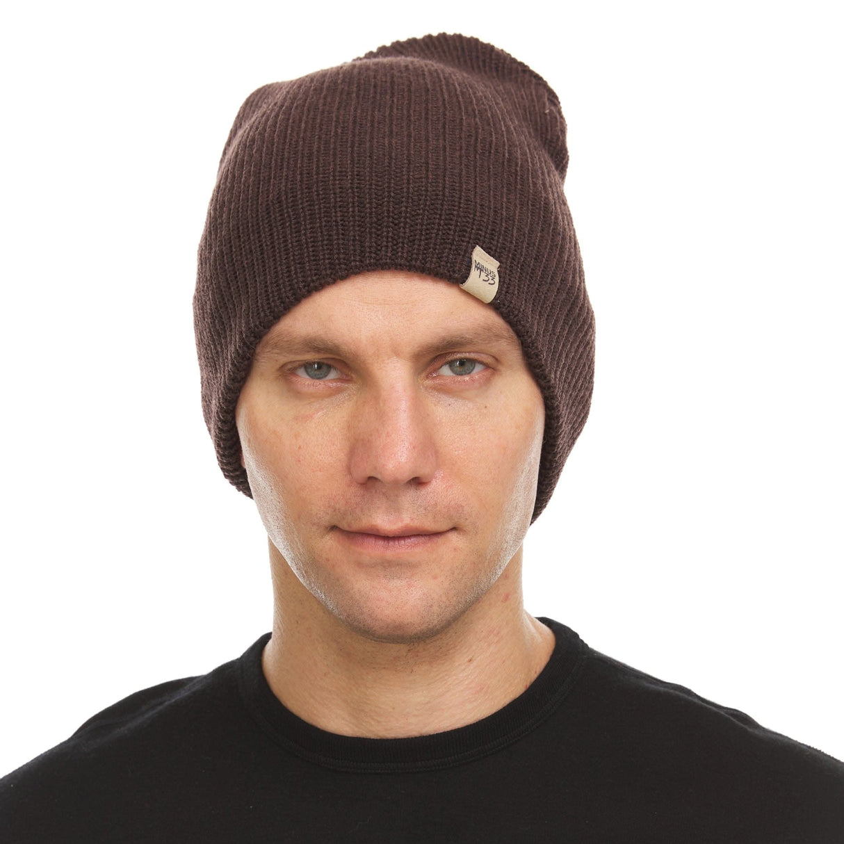 Everyday Rib Knit Beanie 100% Merino Wool