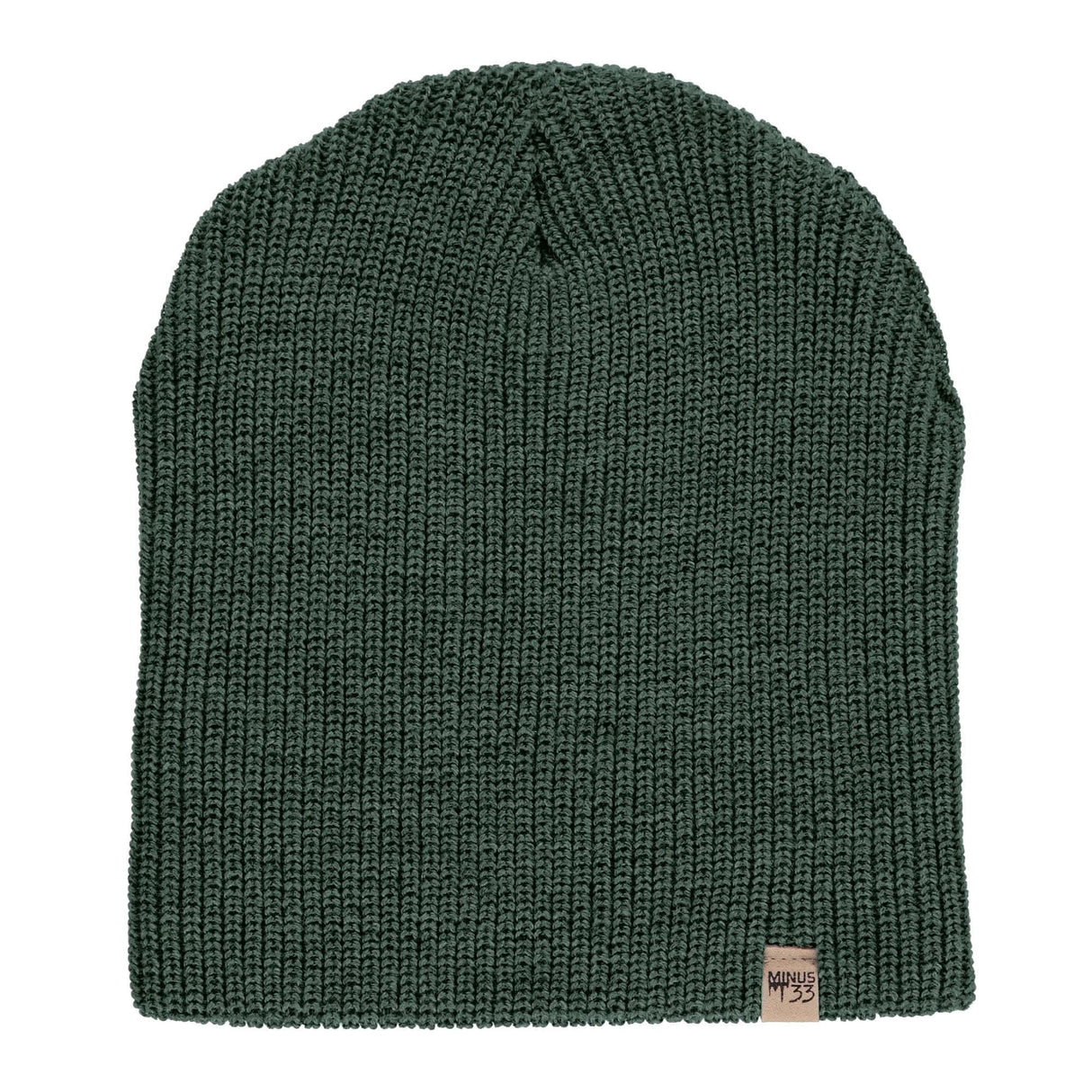 Everyday Rib Knit Beanie 100% Merino Wool