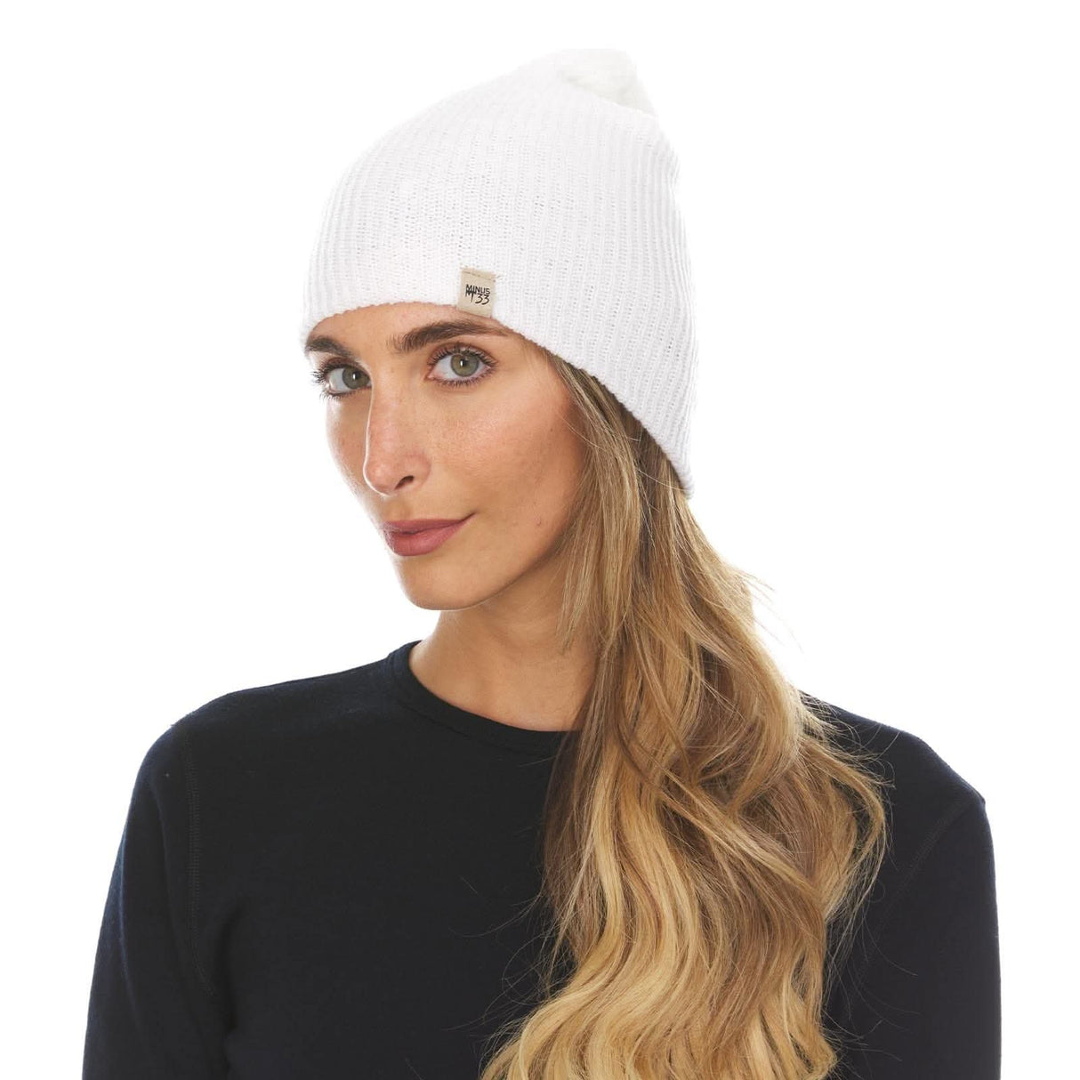 Everyday Rib Knit Beanie 100% Merino Wool