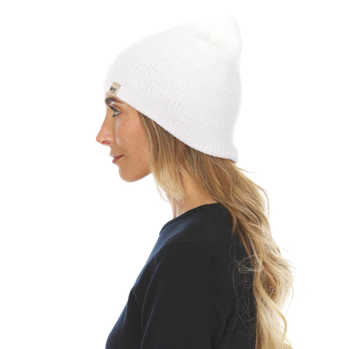 Everyday Rib Knit Beanie 100% Merino Wool