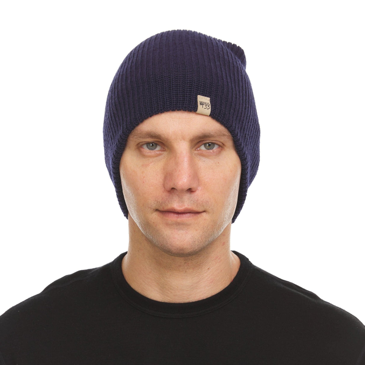 Everyday Rib Knit Beanie 100% Merino Wool