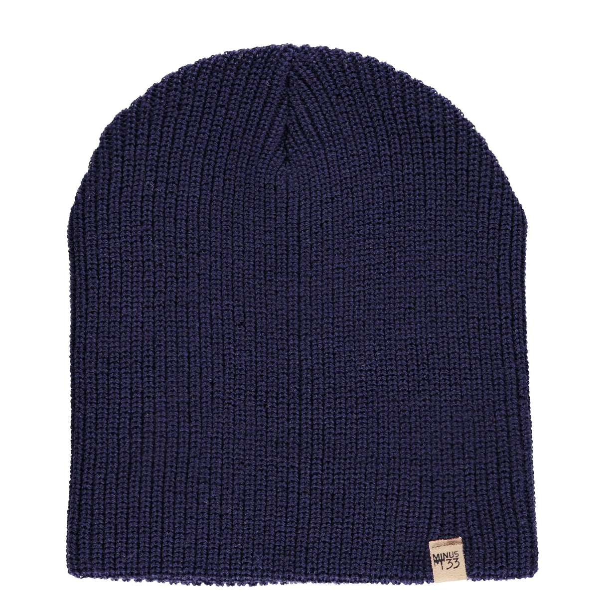 Everyday Rib Knit Beanie 100% Merino Wool