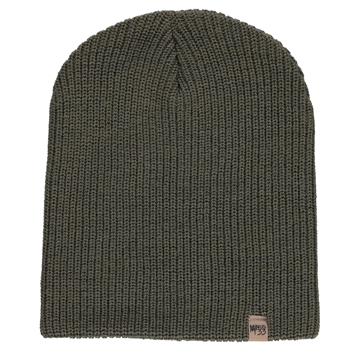 Everyday Rib Knit Beanie 100% Merino Wool