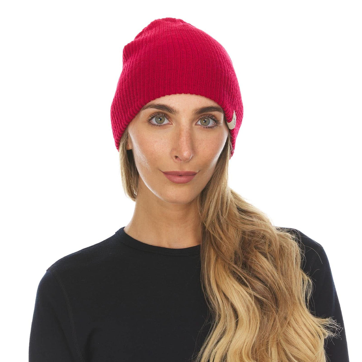 Everyday Rib Knit Beanie 100% Merino Wool