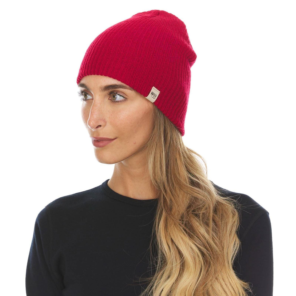 Everyday Rib Knit Beanie 100% Merino Wool