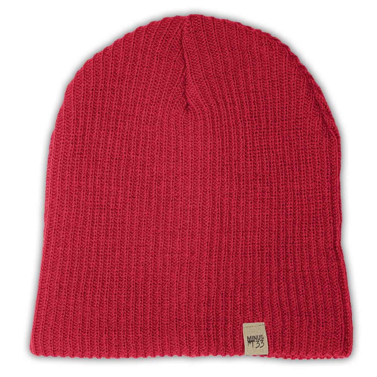 Everyday Rib Knit Beanie 100% Merino Wool