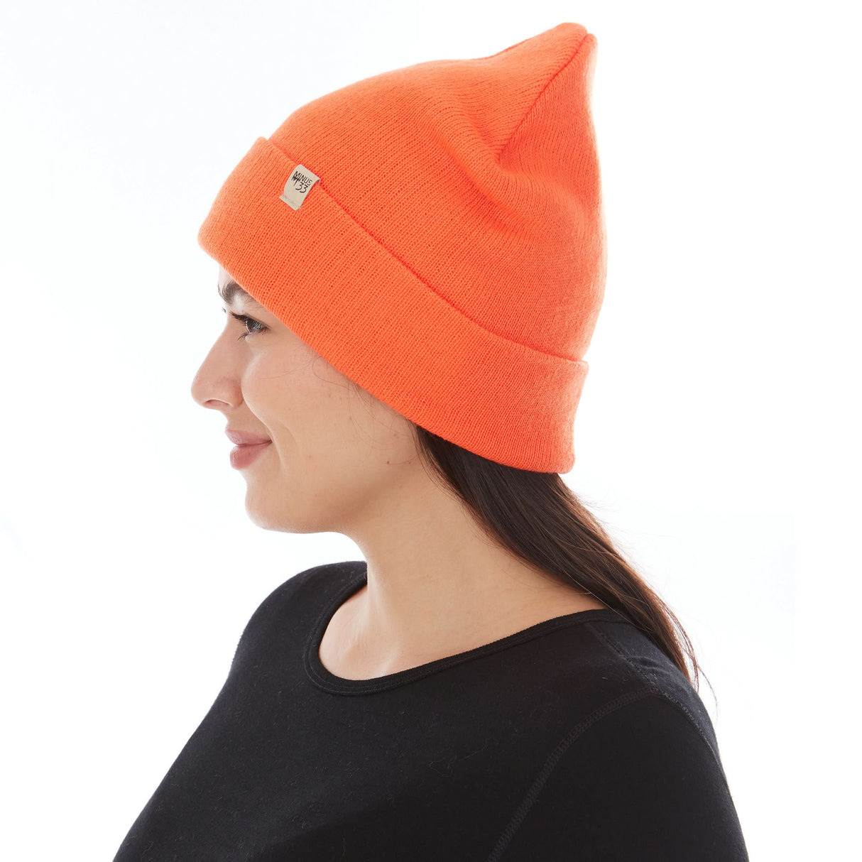 Midweight Knit Cuff Beanie 100% Merino Wool