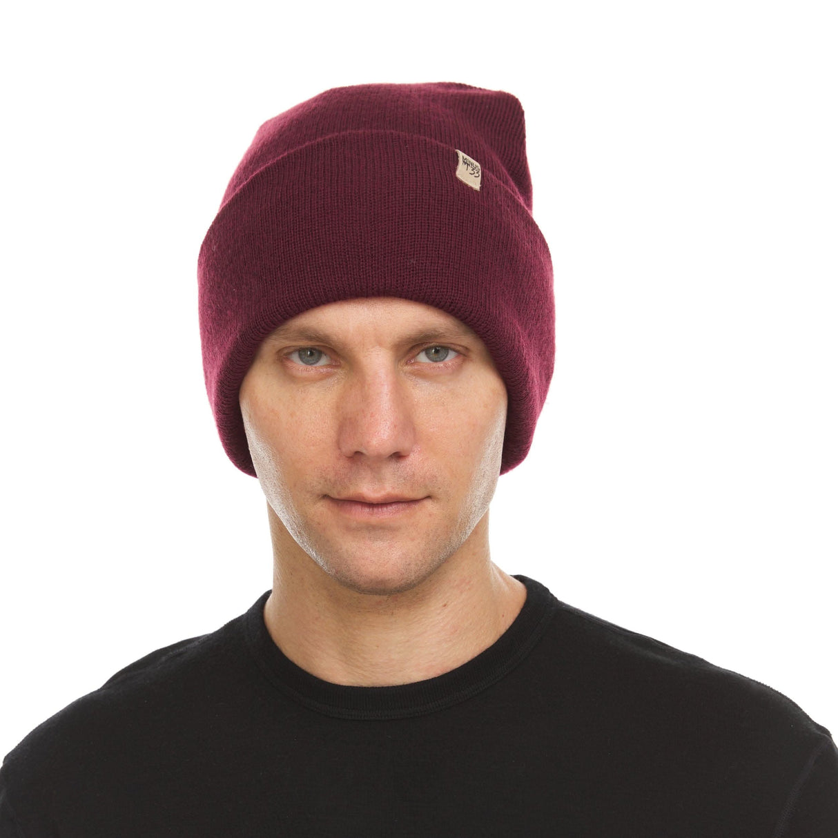 Midweight Knit Cuff Beanie 100% Merino Wool