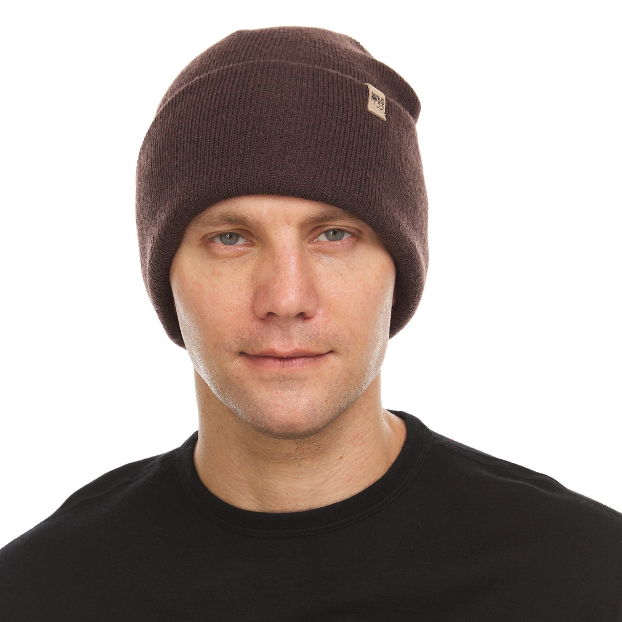 Midweight Knit Cuff Beanie 100% Merino Wool