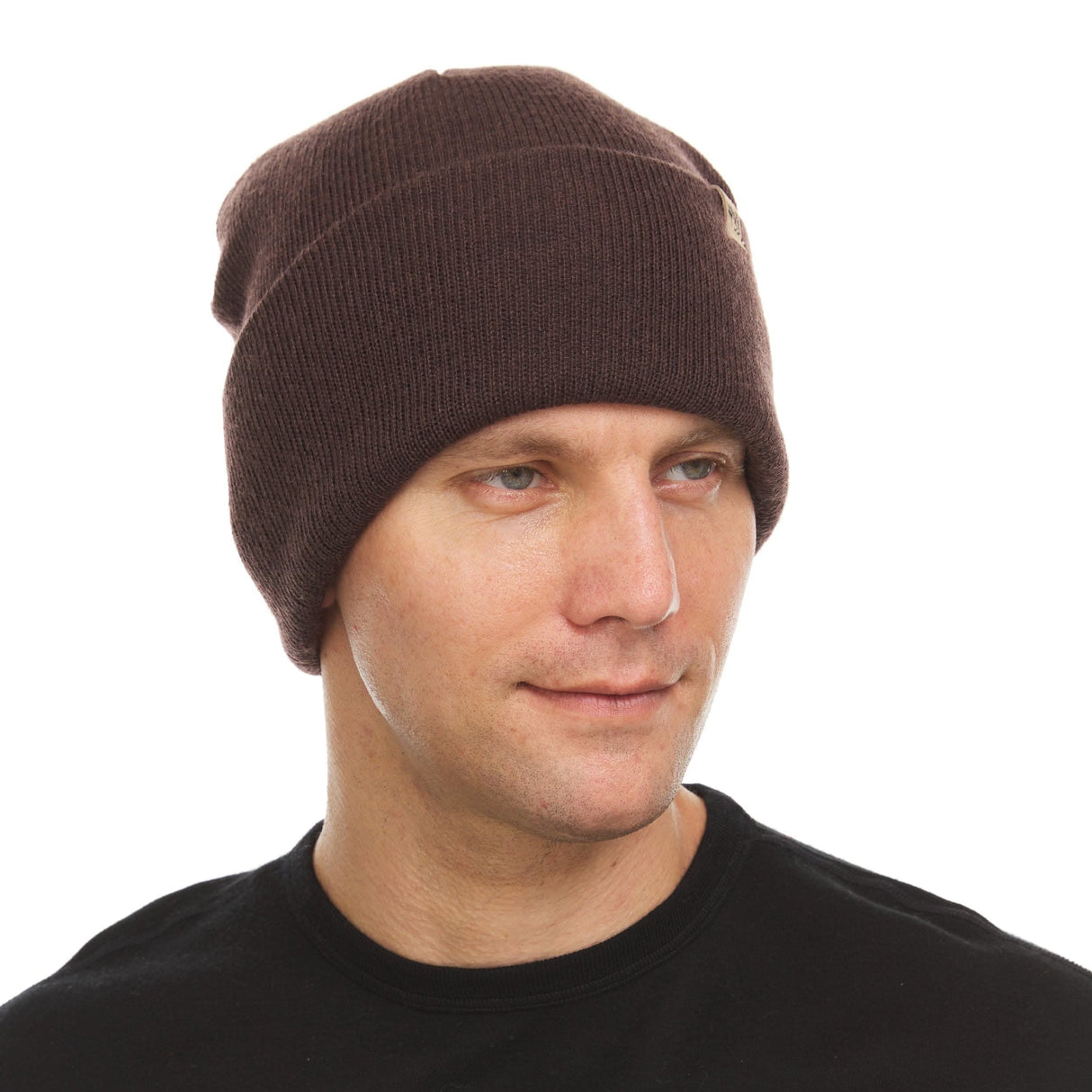 Midweight Knit Cuff Beanie 100% Merino Wool
